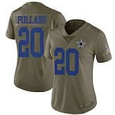 Women's Dallas Cowboys #20 Tony Pollard Olive Limited 2017 Salute to Service Jersey Dyin,baseball caps,new era cap wholesale,wholesale hats